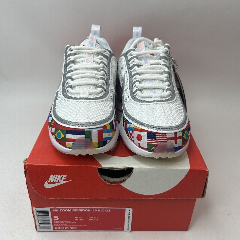 Nike Shoes Air Zoom Spiridon ‘16 NIC QS”International Flag” 2023 - Picture 2 of 5